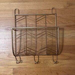 Like New Gold/Bronze File holder